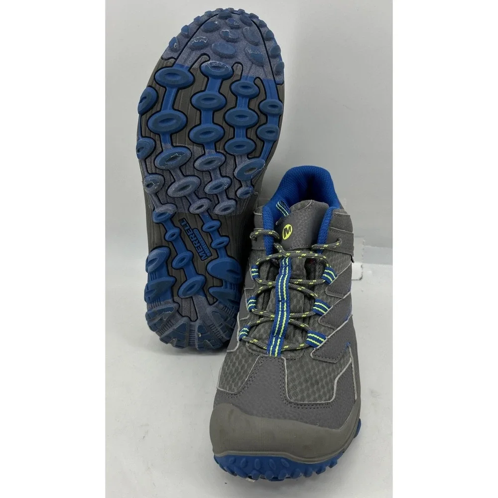 Merrell Chameleon 7‎ Access Mid Waterproof Hiking Boots Gray Blue Men's 7M